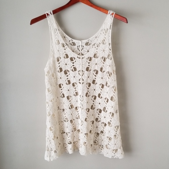 Tops - 2 for $20--Crochet tank top